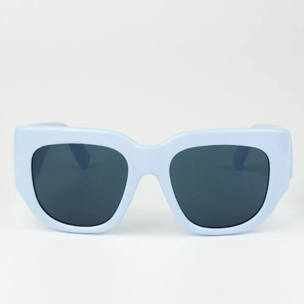 NEW Gucci GG1545S  004 Light Blue Women Square Sunglasses GG 1545S